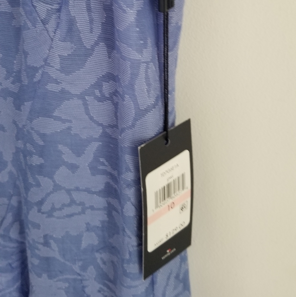 Tommy Hilfiger blue drop waist dress sleeveless NWT - Picture 5 of 7